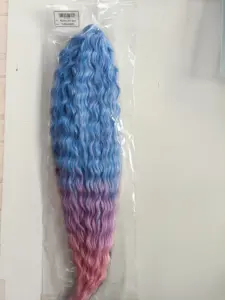 Ariel In Russia Loose Deep Wave Remy Hair Bundles Super Long Synthetic Curly Wave Twist Crochet Hair Synthetic Hair Extensions