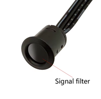Interrupteur intelligent à capteur infrarouge tactile 12V IP34 60W pour portes, contrôle centralisé, en ABS, pour armoires et placards à porte unique