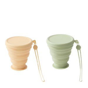 Gobelet pliable en silicone de qualité alimentaire sans BPA, design moderne, étanche, réutilisable, pour les déplacements et le camping - Product Image 2