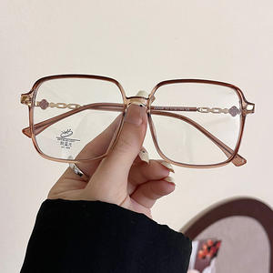 Monture de lunettes Qianai Square TR90 anti-lumière bleue, monture complète unisexe, verres AC P3-22036 - Product Image 3