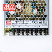 Mean Well RSP-100-24 100W 24V 4.2A Power Supply Dengan PFC Output Tunggal 50Hz Frekuensi Koreksi Faktor Daya SMPS Tecdocpower