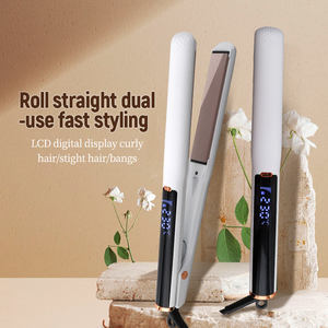 Plancha de Pelo Eléctrica con Revestimiento Cerámico, Pantalla LCD de Temperatura, Calentamiento Rápido, 2 en <span class=keywords><strong>1</strong></span> para Rizar y Alisar el Cabello - Product Image 6