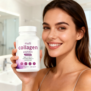 Bestverkochte professionele multi-collageenpeptide beautyproducten <span class=keywords><strong>capsules</strong></span> verhogen de elasticiteit van de huid en ondersteunen de gewrichtsherstel. - Product Image 6