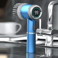 Y209 électrique sans fil pour épurateur de rotation brosse de nettoyage à main rechargeable pour carreaux cuisine sol toilette récurage