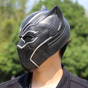 Máscara de Cosplay de Pantera Negra, Realista, de Látex, Cubrecabeza Completo, para Cosplay de Superhéroe, Rol de Película, Carnaval, Mascarada, Halloween - Product Image 6