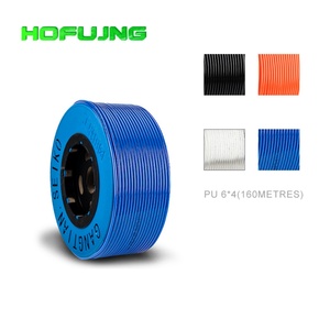 Tuyau flexible transparent bleu-orange haute pression et haute température pour compresseur d'air, raccords industriels en polyuréthane pneumatique - Product Image 2