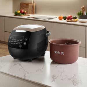 Olla interior de arcilla púrpura portátil de 5L eléctrica inteligente, olla <span class=keywords><strong>arrocera</strong></span> antiadherente, Control táctil Digital, electrodoméstico de cocina para el hogar, superventas - Product Image 3