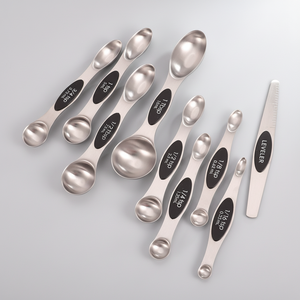 Juego <span class=keywords><strong>de</strong></span> cuchara medidora doble magnética <span class=keywords><strong>de</strong></span> 8 piezas/juego <span class=keywords><strong>de</strong></span> 9 piezas <span class=keywords><strong>de</strong></span> acero inoxidable para cuchara <span class=keywords><strong>de</strong></span> condimentos <span class=keywords><strong>de</strong></span> cocina <span class=keywords><strong>de</strong></span> medición doméstica - Product Image 5