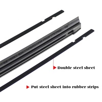Ktion-Hoja de limpiaparabrisas híbrido para coche, tira de goma de repuesto de 8mm, accesorios para coche, venta al por mayor de fábrica