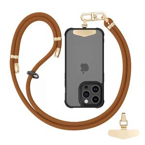 Phone <b>Lanyard</b> Neck Strap Crossbody Wrist Tether Key Chain Holder Jacquard Hook Universal for Case Anchor Fit All Smartphones - Product Image 3