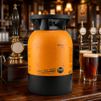 Fût de bière réutilisable en plastique HDPE de 30L, qualité alimentaire, pressurisé, avec logo personnalisé pour brasserie, vente en gros
