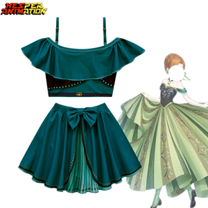 Maillots de bain pour enfants Elsaed, 29 styles, film TV, maillots de bain pour filles, bikini de princesse de <span class=keywords><strong>dessin</strong></span> <span class=keywords><strong>animé</strong></span> pour filles, vêtements de plage de <span class=keywords><strong>dessin</strong></span> <span class=keywords><strong>animé</strong></span> pour enfants, maillots de bain - Product Image 4