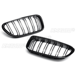 2 Piezas de Rejilla Delantera Deportiva de 2 Listones en Negro Brillante ABS para BMW 2012 2013 2014 2015 2016 2017 M6 640i 650i F06 F12 F13, Accesorios para Automóviles - Product Image 3