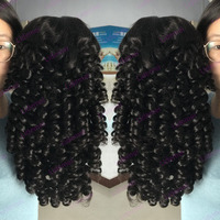 Neue Vietnamesische Frühlingslocken-Perücken aus Echthaar, 250% Dichte, Unbehandeltes Indisches Haar, Klebefreie Perücken, 13x4 Lace Frontal Perücken für Frauen