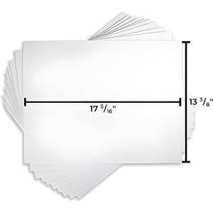 环保白色PP高密度聚丙烯空白海报板标牌切割服务可定制尺寸形状促销 - Product Image 3