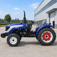 Traktor Pertanian Kompak Jepang 60HP 70HP 80HP 4WD Dengan Loader Backhoe, Peralatan Mesin Pertanian Dijual