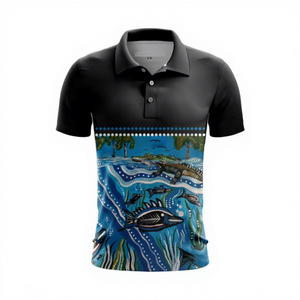 Polo Deportivo de Golf de Alta Calidad, Secado Rápido, Liso, de Algodón y Poliéster, Desodorante, Transpirable, Antiolores - Product Image 1