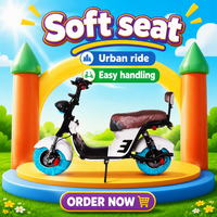 Vélo électrique City Coco, moto électrique 367AC (60V1500W), batterie au lithium-fer-phosphate 3.65*20-73V, double amortissement, frein à huile