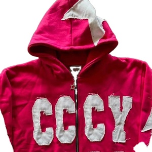 เสื้อฮู้ดดี้ผู้ชายผ้าฝ้าย 100% แบบสั่งทำพิเศษ ทรงหลวม ไหล่ตก สไตล์วินเทจ เสื้อโอเวอร์ไซส์ สตรีทแวร์ คุณภาพสูง มีจำหน่ายแล้ว - Product Image 2