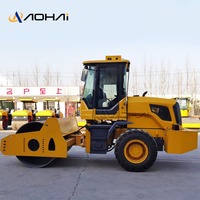 Compacteur d'asphalte vibrant entièrement hydraulique de haute qualité de 6 tonnes avec moteur de pompe à moteur Changfa