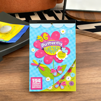 Lot de 194 autocollants papillons pour jardin, autocollants en vinyle imperméables pour bouteilles d'eau, ordinateurs portables et cadeaux d'anniversaire pour enfants