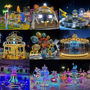 Manège de carnaval moderne chinois, mini-carrousel à 24 places en forme de cerf, à vendre - Product Image 6