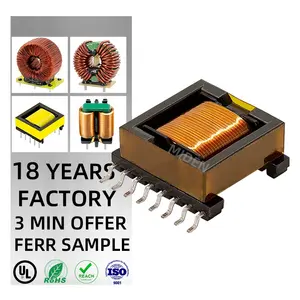 Ferrit çekirdek EFD 30 EFD30 yüksek frekanslı transformatör küçük sürücü AC DC 12V dikey yatay güç elektronik transformatör