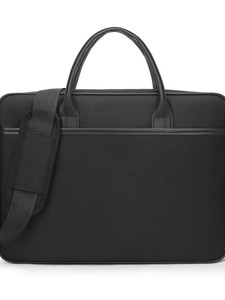 Waterproof Felt Shoulder Laptop Bag Briefcase Elegant Large Capacity Soft Portfolio <b>File</b> Pocket Men 16 Inch Laptop Bag - Product Image 5
