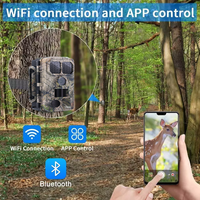 Caméra de chasse extérieure pour la faune, 48MP, vidéo 4K, objectif HD, détection de mouvement, Wi-Fi rapide, caméras de suivi de gibier