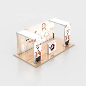 Advertising Light Box Display Aluminum Profile Extrusion Outdoor Trade Show Led Booth Light Box