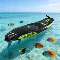 Planche de surf à moteur à essence haute vitesse pour sports nautiques, avec moteur et aileron, prix compétitif, Rush Wave 03