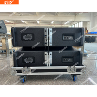 Système de sonorisation passif AM210 Dual 10 pouces Line Array pour intérieur ou extérieur avec enceintes audio pour scène/bar/club