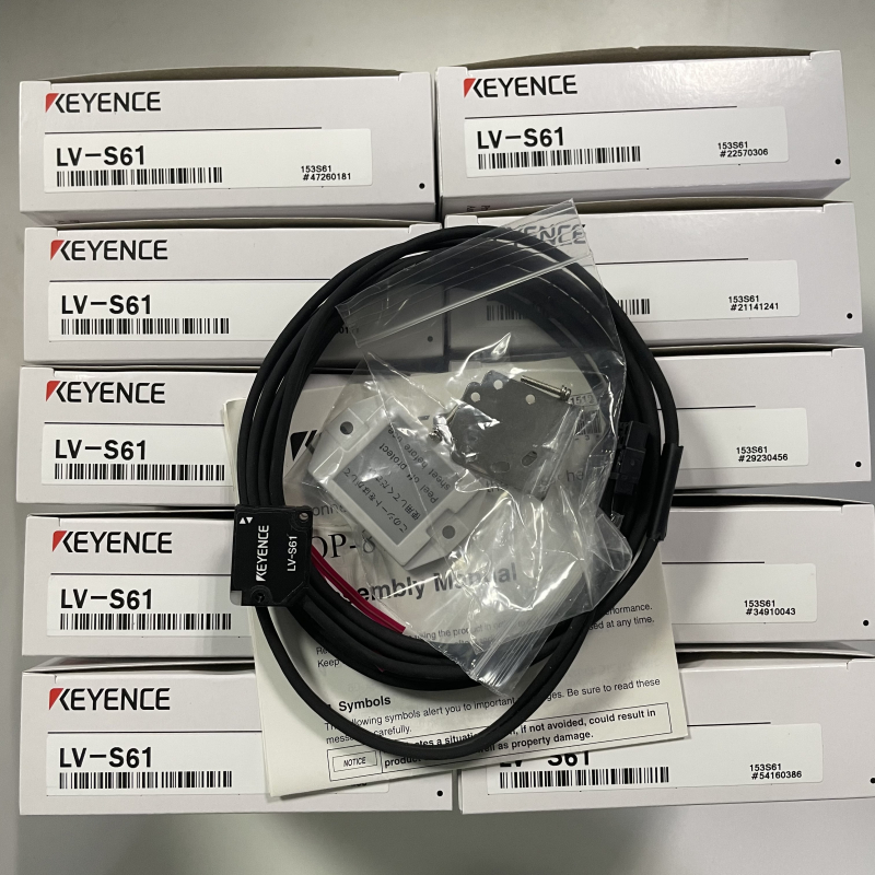 KEYENCE Retro Reflective Small Spot Sensor Head LV-S61 LV-S62 LV