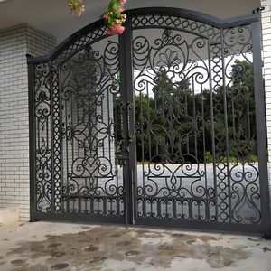 Puertas de Hierro Forjado de Alta Calidad, Diseño Moderno para Entrada Principal de Villa, Puertas de Seguridad para Entrada de Vehículos, Tubo Cuadrado, Vietnam - Product Image 4