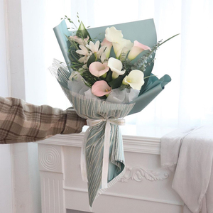 <span class=keywords><strong>Papel</strong></span> artesanal impermeable de alta calidad, venta al por mayor, <span class=keywords><strong>papel</strong></span> de regalo de flores decorativas para cestas de regalo, marcos de fotos, velas - Product Image 3