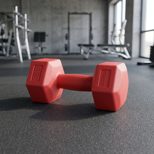 Manubrio Esagonale Rosso Galileo da 3 kg, Anti-Rollamento, Durevole, per Fitness, Attrezzatura da Palestra Domestica per Braccia e Bodybuilding, in Polietilene - Product Image 2