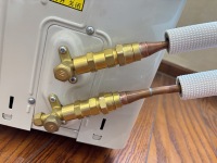Installation facile du fabricant 50 pieds 5/8 3/8 cuivre pré-chargé Ac Line Set pour Diy Mini Split Climatiseur ou Thermopompes