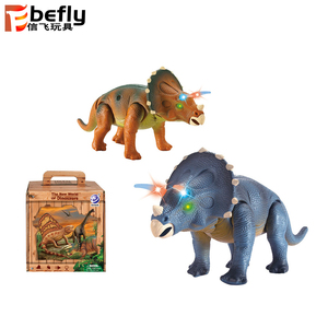 Đi bộ Triceratops mô hình nhựa pin hoạt động đồ chơi khủng long - Product Image 2