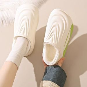 Pantofole Casual da <span class=keywords><strong>Uomo</strong></span> Impermeabili con Tomaia in EVA, Tallone Chiuso, Suola Spessa, Leggere, Calde con Fodera in Cotone, Morbide per Interni <span class=keywords><strong>Invernali</strong></span> - Product Image 3