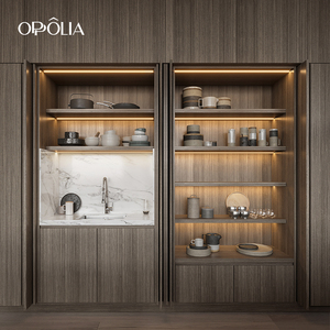OPPOLIA Bordo per Mobili da Cucina in PVC Durevole <span class=keywords><strong>con</strong></span> Finitura Effetto Legno, Design Europeo, Senza Giunture, per Armadi <span class=keywords><strong>e</strong></span> Isole da Cucina - Product Image 6