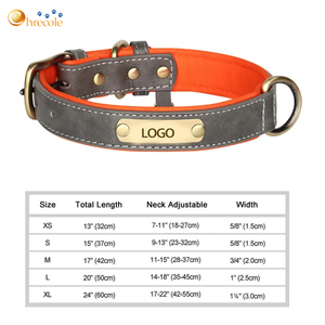 <span class=keywords><strong>Collar</strong></span> de Perro de Diseño Personalizado, al por Mayor, de Lujo, de Cuero PU y Poliéster, Impermeable, Elegante y Simple, con Hebilla de Metal Ajustable - Product Image 6