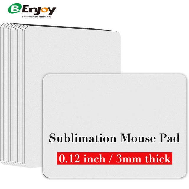Wholesale Customized Size White Rubber Mouse Pad Waterproof Sublimation for Gaming in Stock