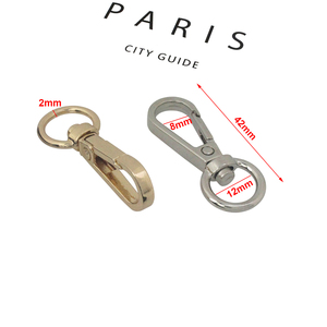 <span class=keywords><strong>O</strong></span>-ring Tail Swivel Bolt Snap Gancho para Saco Cadeia Alloy Dog Hook Matt Black Swivel Snap Gancho para Bolsa Bolsa Dog Collar Leash - Product Image 2