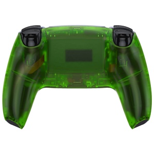 EXtremeRate Plastic Translution Green Replacement Back Housing Shell <b>Controller</b> Cases for PS5 Gamepad - Product Image 2