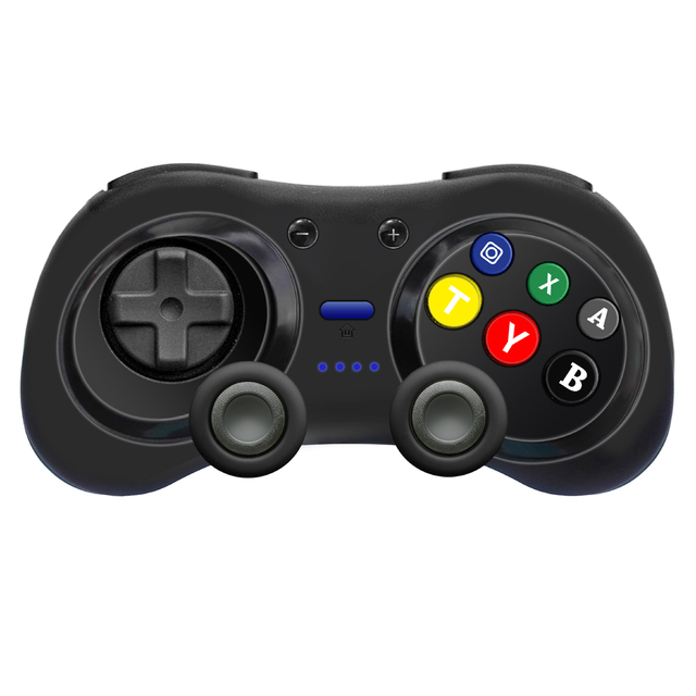 Retro Cheap Wireless Game Control Handle Dual Vibration Motor Wireless Controller for Switch