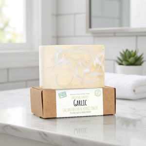 100 Gr. Natural Garlic Bar <b>Soap</b> for Purifying Skin Care and Strengthening Daily Cleansing for All Skin Types - Product Image 2