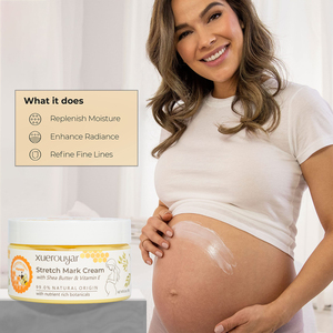 OEM ODM Vente en gros Beurre de karité Corps de femmes <span class=keywords><strong>Grossesse</strong></span> Traitement des vergetures <span class=keywords><strong>Huile</strong></span> de réparation Dissolvant de cicatrices Crème pour les vergetures - Product Image 2
