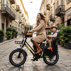 Bicicleta Eléctrica KOOLUX X8 con Llantas Gruesas, Motor sin Escobillas de 6 Velocidades, Batería de Litio, Motor en la Rueda Trasera, Frenos de Disco Delanteros/Traseros para Adultos - Product Image 1