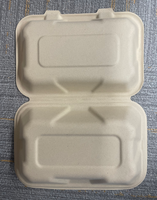 Conteneurs alimentaires multi-usages écologiques SINCERE de haute qualité 9*6 pouces, en bagasse de canne à sucre, jetables, type coquille