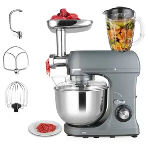 3 In 1 1400W Multifunction Stand Mixer Baking Bread Dough Mixer Household Food Mixers With Accessories